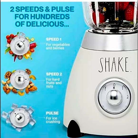 RAE DUNN "SHAKE" TABLETOP BLENDER NEW RELEASE - Picture 2 of 10